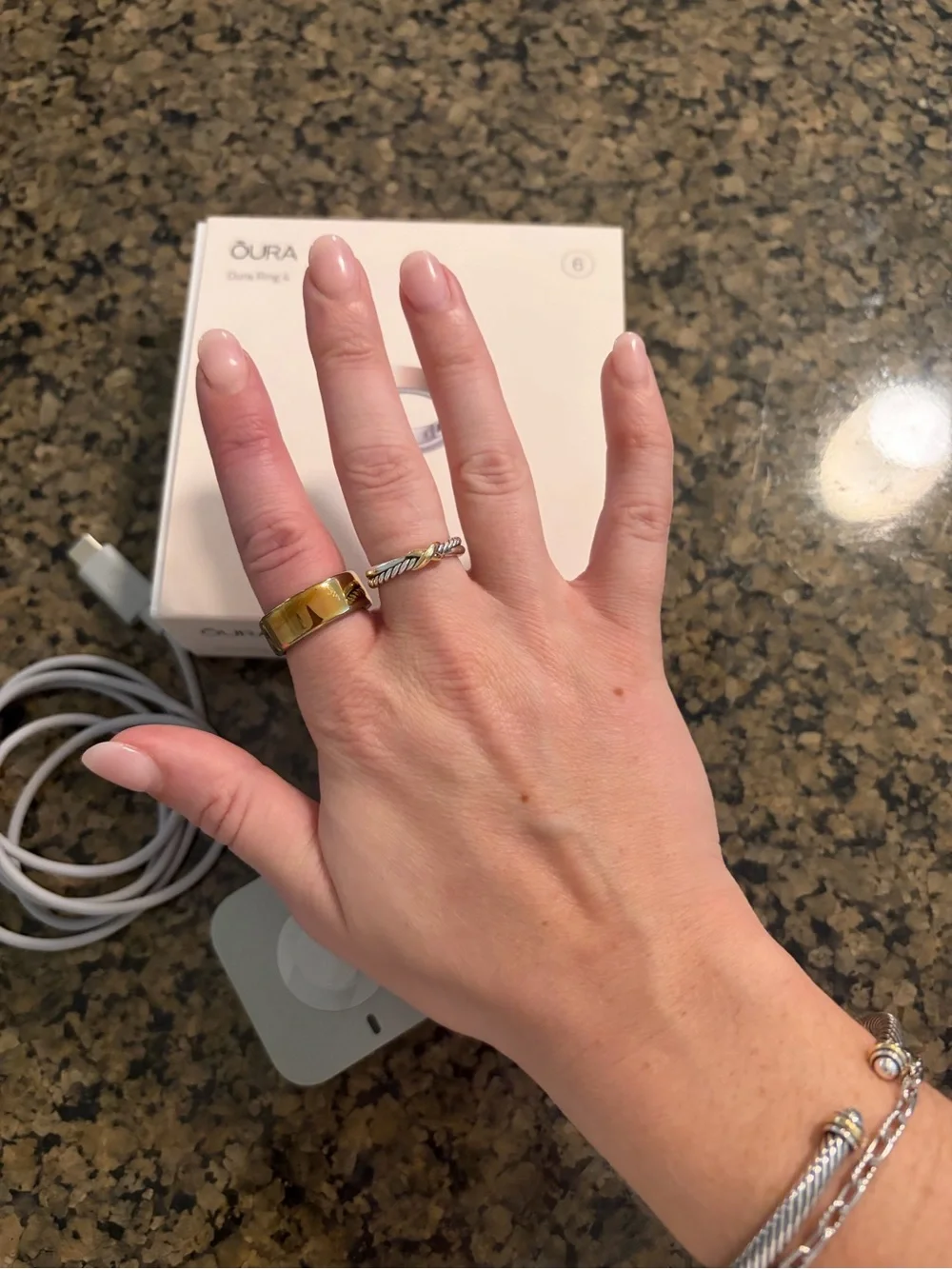 Oura Ring 4, Size 6 in Rose Gold